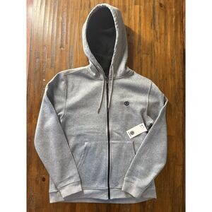 Element Gray Full Zip Hoodie Mens Medium New With Tags Skate Streetwear